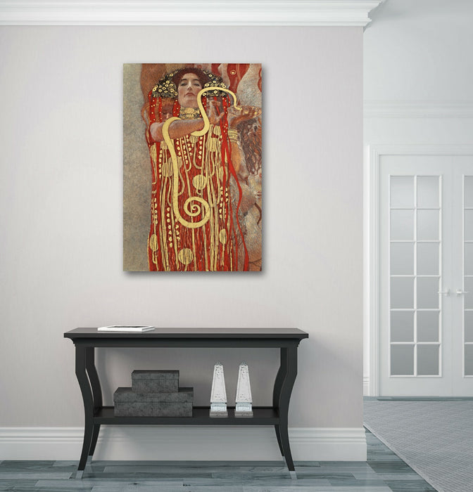 CANVAS WALL ART PRINT ARTWORK PICTURE FRAMED POSTER Gustav Klimt Hygieia Goddess