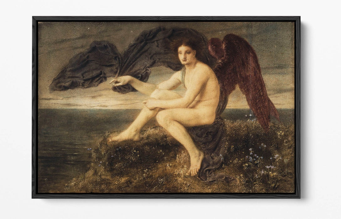 SIMEON SOLOMON, DAWN -FLOAT EFFECT CANVAS WALL ART PRINT
