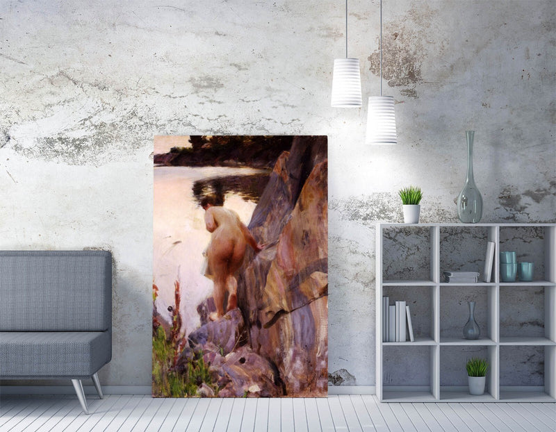 Canvas Wall Art - Anders Zorn Summer Evening Painting | Premium Archival Grade Print