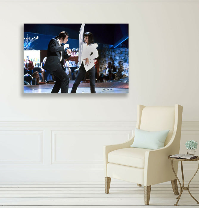 Canvas Wall Art | Pulp Fiction Dance Scene Canvas Print - Vibrant, Ready to Hang