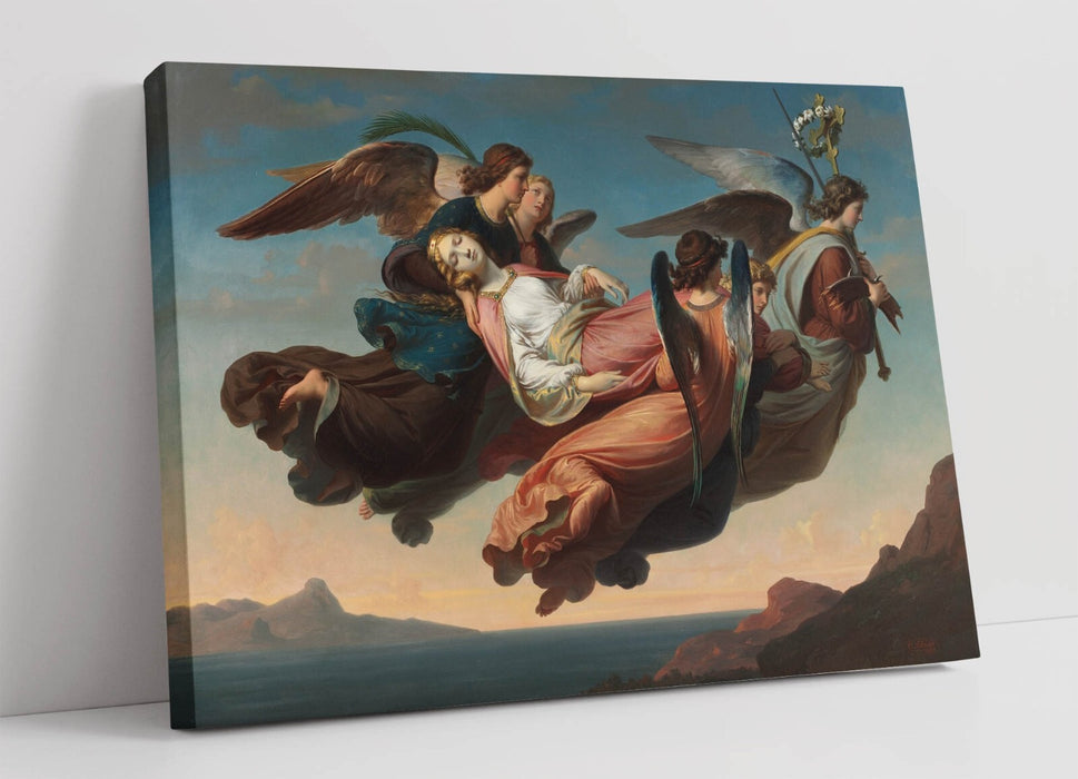 Canvas Wall Artwork – Karl Von Blaas Saint Catherine Painting on Archival Grade Canvas