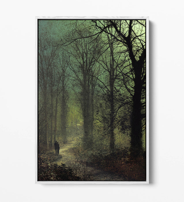 Canvas Wall Art Print | Float Effect Canvas by John Atkinson Grimshaw - Premium Frame
