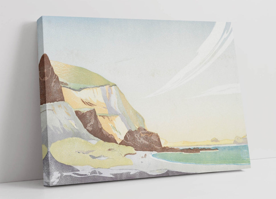 Canvas Wall Art - William Cooch Houghton Bay Coastal Canvas Print | Handmade Ready To Hang