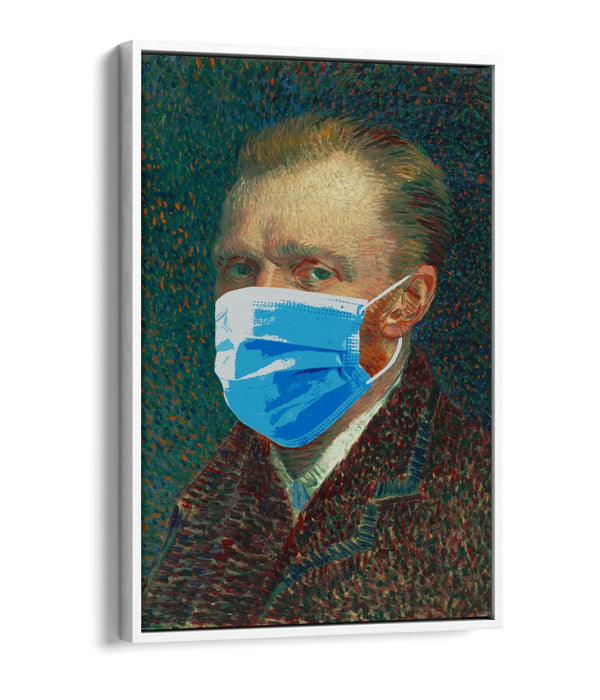Float Effect Canvas Art - Van Gogh Portrait Print | Banksy Style Wall Decor
