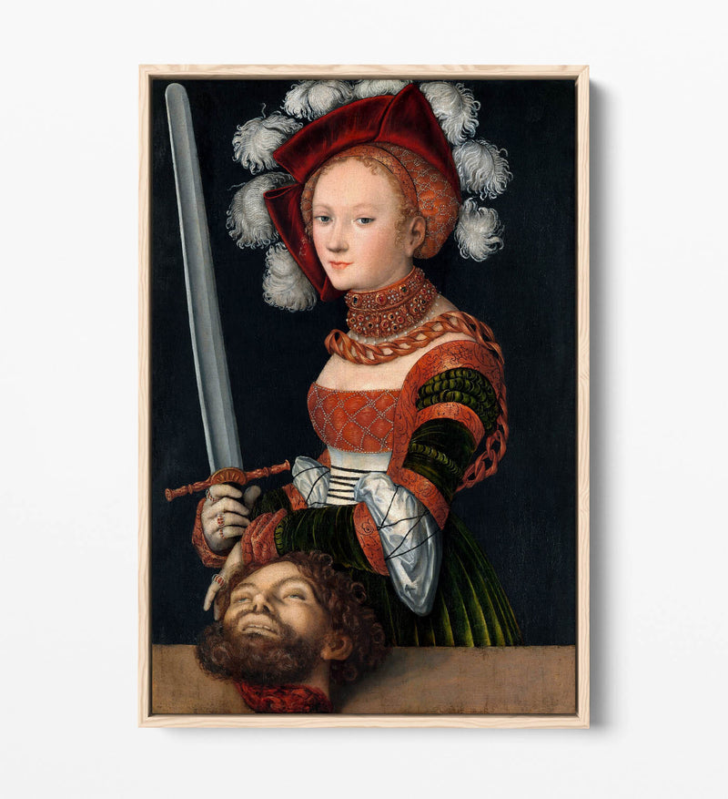 Canvas Wall Art Print – Judith with Head of Holofernes on Float Effect Canvas