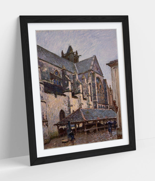 Framed Wall Art Poster - Alfred Sisley Church Art Print | UK Handmade Frame