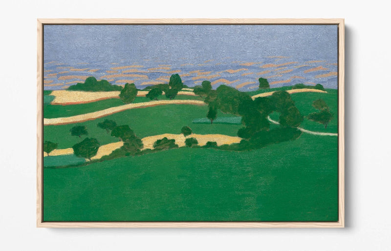 Float Effect Canvas Art - Felix Vallotton Corn Fields | Premium Frame, Ready to Hang