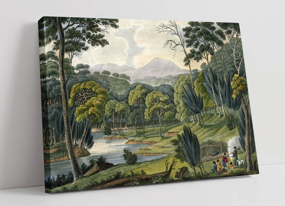 Canvas Wall Art - Joseph Lycett Napean Painting Print | Handmade Satin Finish