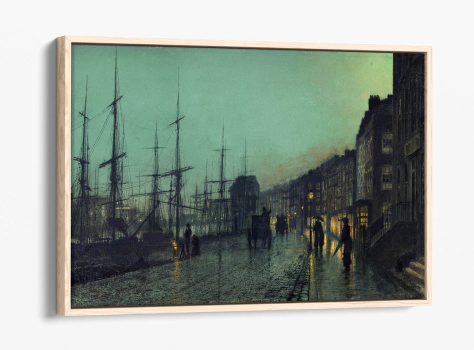 Float Effect Canvas - Shipping On The Clyde, Premium 30mm Deep Frame Art Print