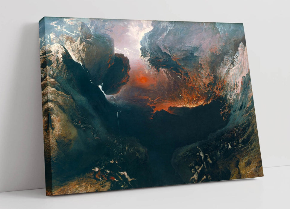 Canvas Wall Art - John Martin Painting 'The Great Day of His Wrath' Premium Print