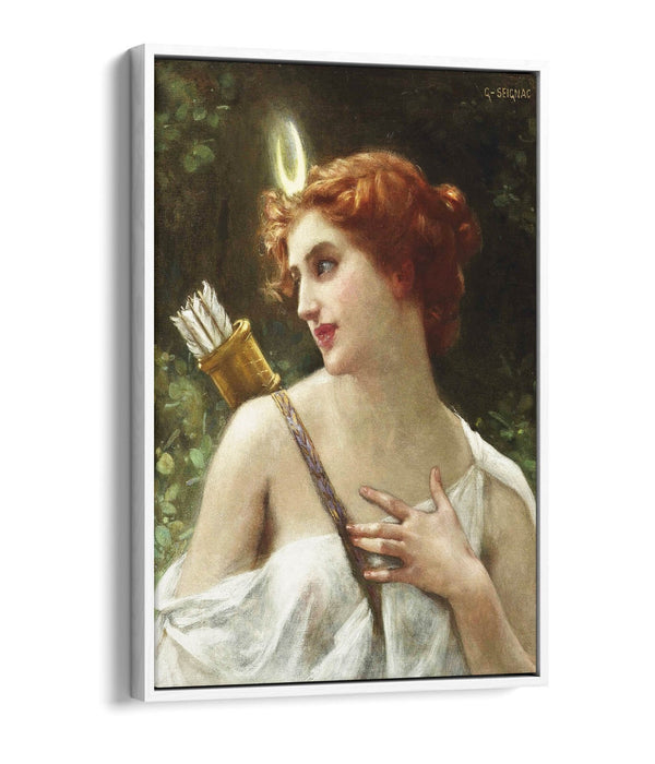 GUILLAUME SEIGNAC, DIANA THE HUNTRESS-FLOAT EFFECT CANVAS WALL ART PICTURE PRINT