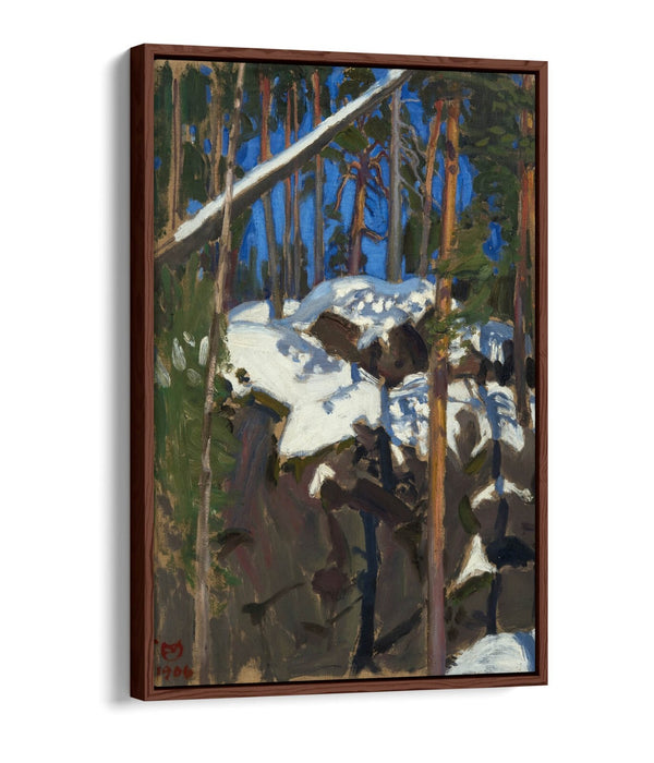 Float Effect Canvas Art - Spring Sun Painting on Premium MDF Frame Artwork