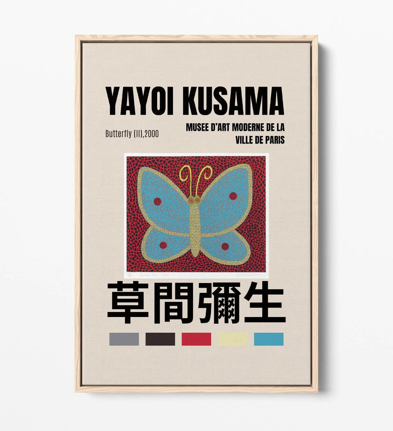 Butterfly Canvas Art – Contemporary Wall Decor With Float Effect Canvas Print