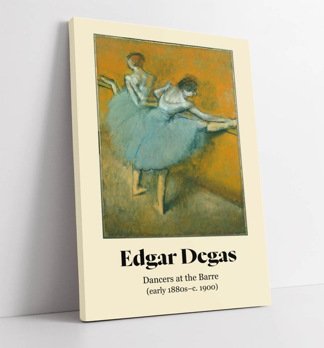EDGAR DEGAS, DANCERS AT THE BARRE POSTER -CANVAS WALL ART ARTWORK PAINTING PRINT