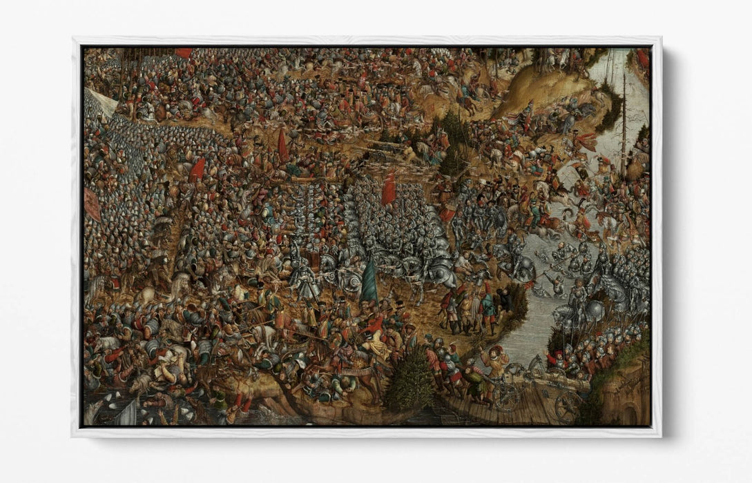 Canvas Wall Art | Handmade Float Effect Canvas Print Of Battle Of Orsha