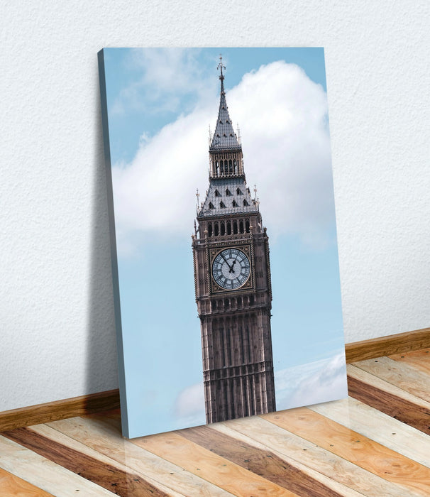 Canvas Wall Art – Big Ben London Print | 30mm Deep Frame, Ready To Hang