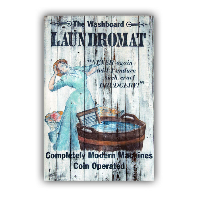 Vintage Wood Poster - Handmade Canvas Wall Art | Premium Varnished Print