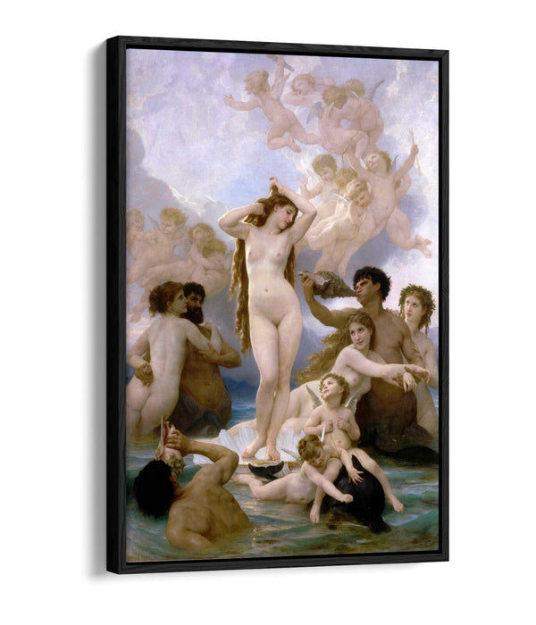 Float Effect Canvas Art - Handmade UK Premium Canvas Print Birth Of Venus