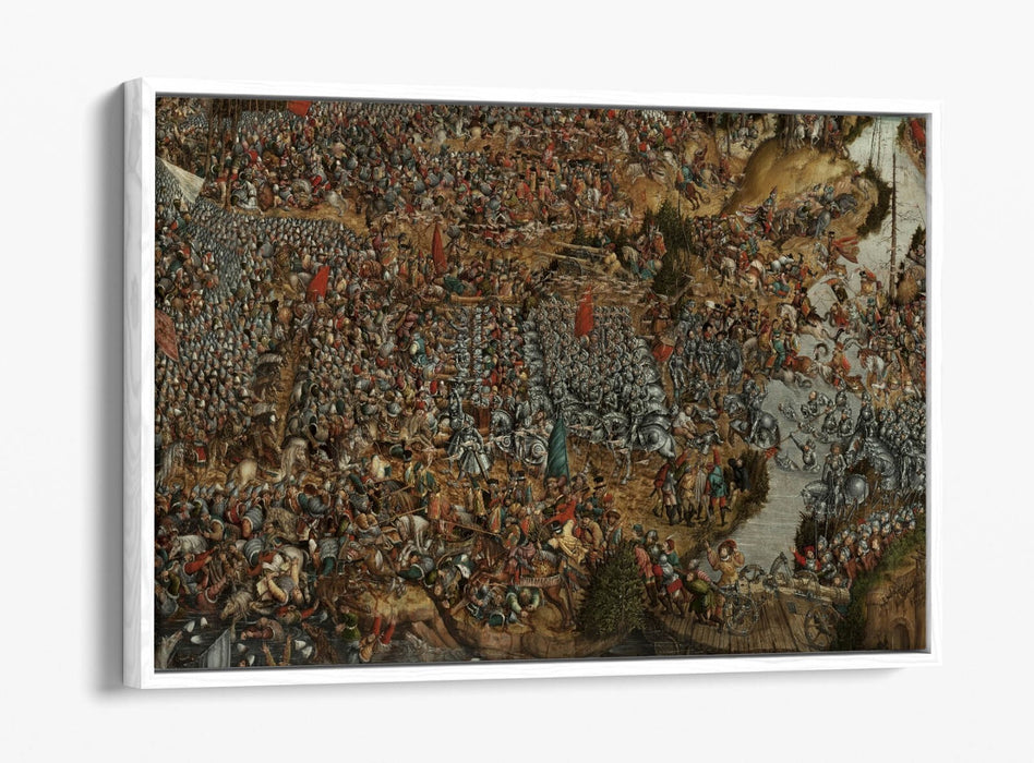 Canvas Wall Art | Handmade Float Effect Canvas Print Of Battle Of Orsha