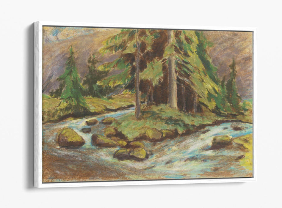 ZOLO PALUGYAY, DEMANOVSKY BROOK -FLOAT EFFECT CANVAS WALL ART PRINT