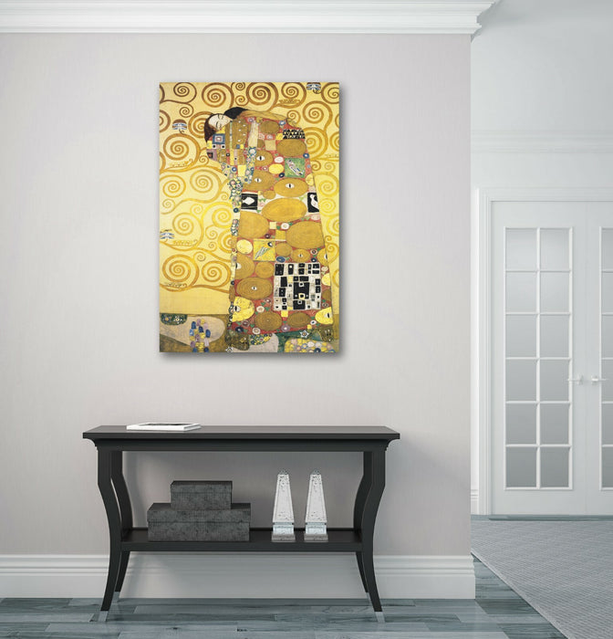 Gustav Klimt The Embrace CANVAS WALL ART PICTURE PRINT ARTWORK PAINTING FRAMED