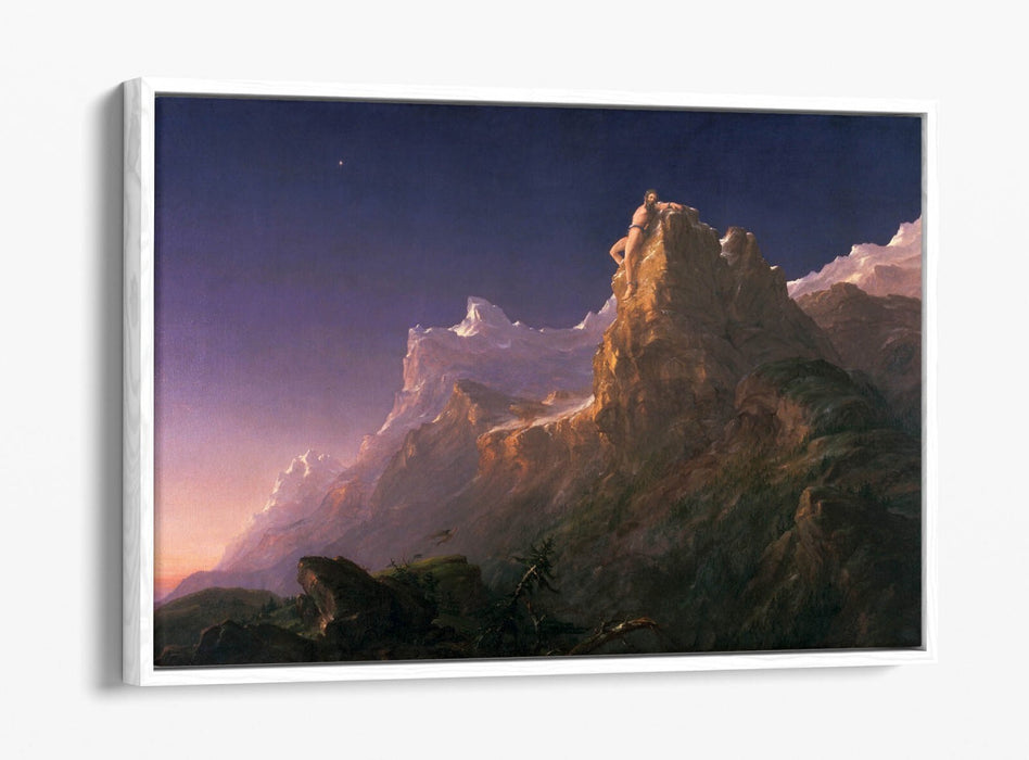 Canvas Wall Art – Thomas Cole Prometheus Bound Float Effect Canvas Print