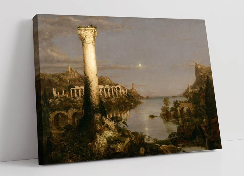 Canvas Wall Art - Thomas Cole Print 'The Course of Empire: Desolation' on Archival Grade Canvas