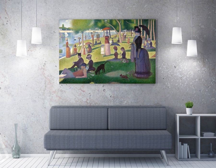 Sunday on La Grande Jatte - Large Canvas Print | Seurat Art Print, Ready To Hang