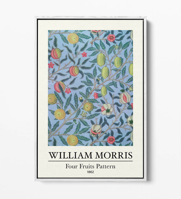 Canvas Art Print | Handmade UK Canvas With Fruit Pattern & Float Effect Frame