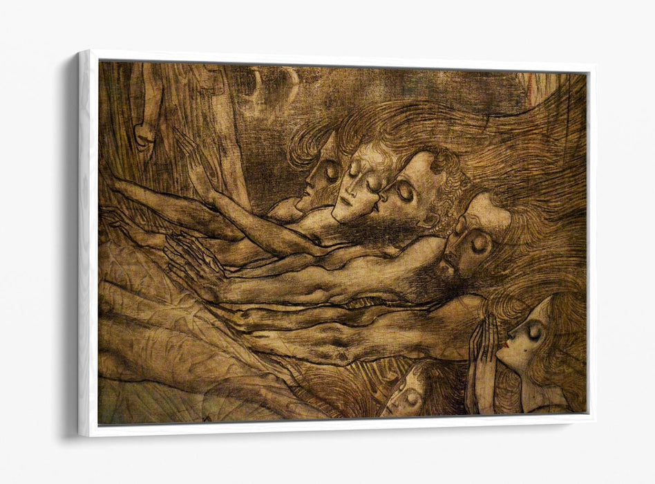 Float Effect Canvas Art – Jan Toorop The Sphinx | Premium MDF Deep Frame