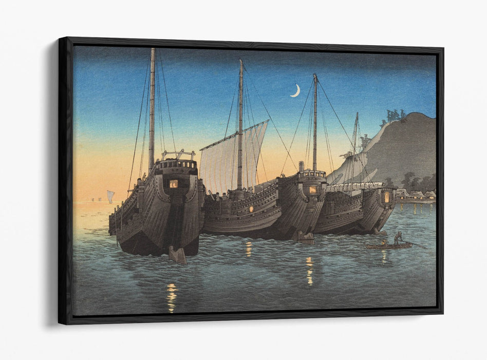 Canvas Wall Art Print Featuring Takahashi Hiroaki | Handmade Float Effect Canvas, Ready To Hang