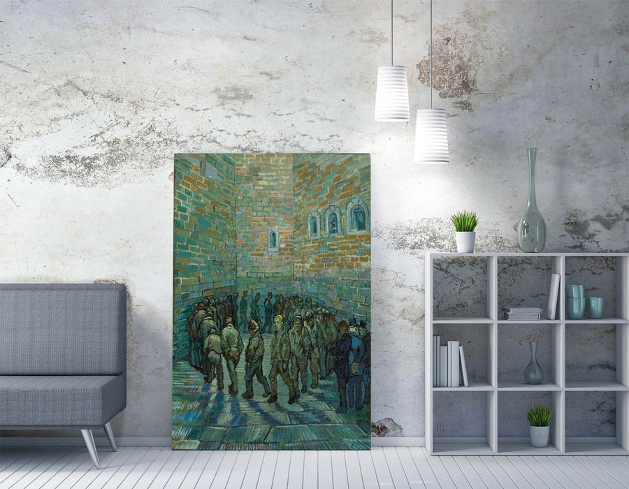 Van Gogh, The Prison Court CANVAS WALL ART PAINTING PRINT ARTWORK CLASSIC