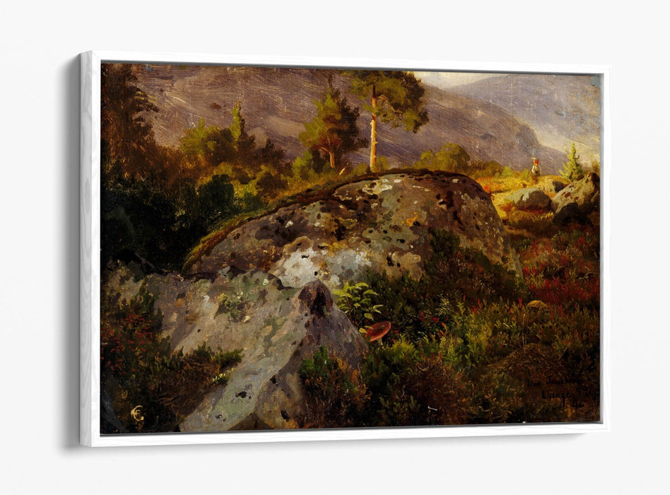 Canvas Wall Art - Handmade Landscape Print with Float Effect & Premium Frame