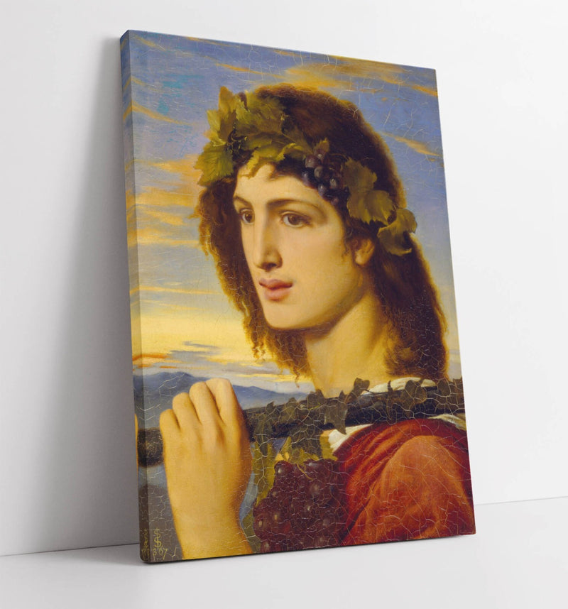 Canvas Wall Art - Simeon Soloman Bacchus Handmade Canvas Art Prints, Ready To Hang