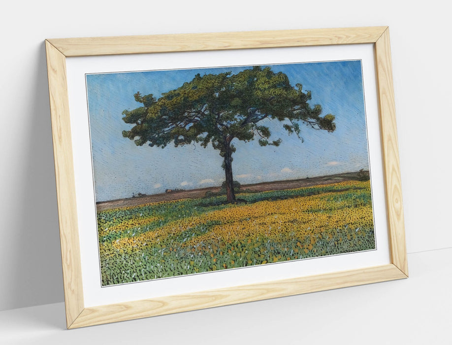 Framed Wall Art - Nils Kreuger Young Oak Poster Print | Handmade UK Frame