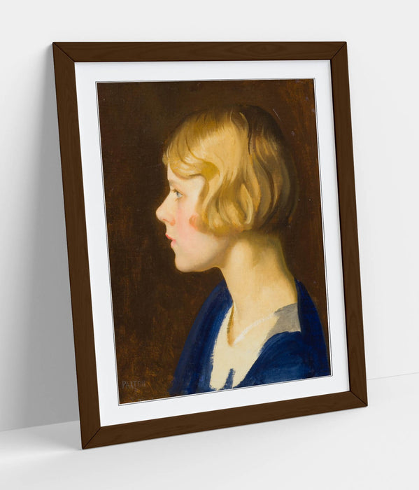 Framed Wall Art - William McGregor Paxton Edna Painting Print | Handmade UK Art