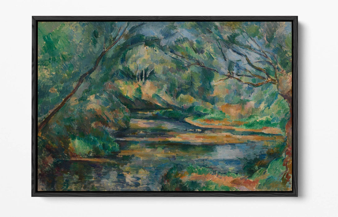 Float Effect Canvas Art | Paul Cezanne Print on Handmade UK MDF Frame