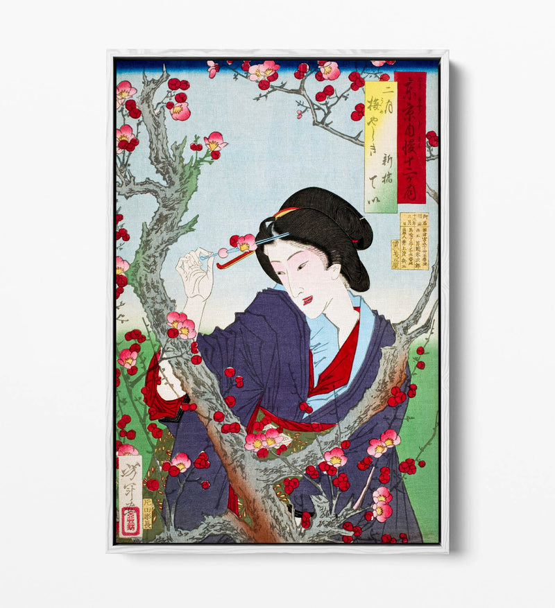 Float Effect Canvas Art – Japanese Canvas Print On 30mm Deep MDF Frame