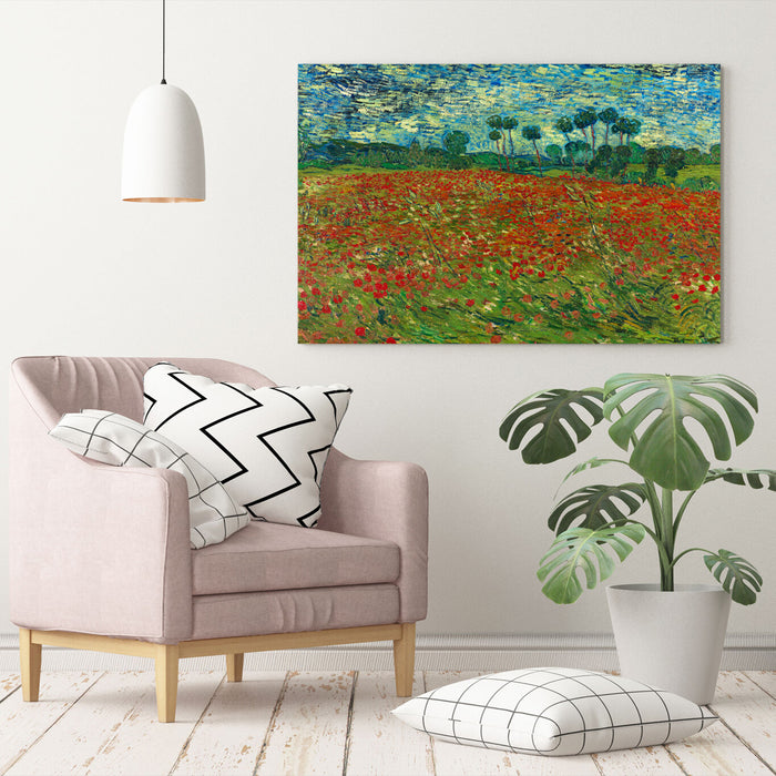 Van Gogh Poppy field Poppies CANVAS WALL ART PAINTING PRINT ARTWORK CLASSIC