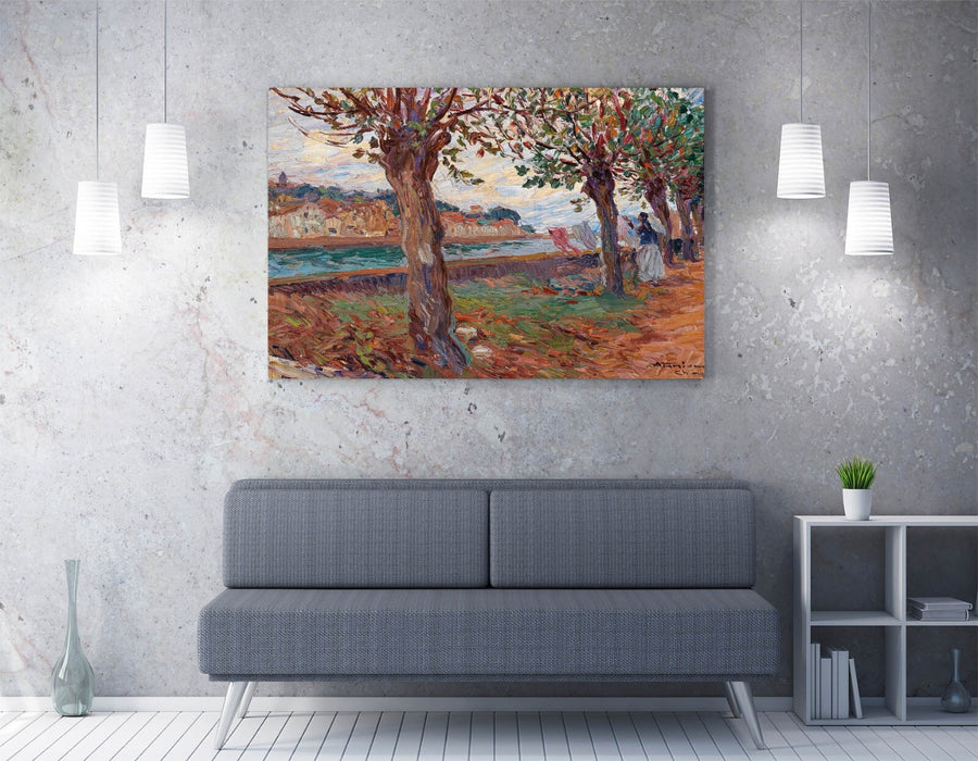 Canvas Wall Art – Charles Garabed Atamian River Landscape Print, Ready to Hang
