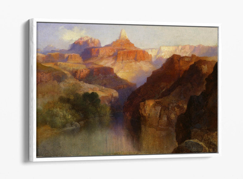 Float Effect Canvas Art - Thomas Moran Zoroaster Peak Premium Wall Decor