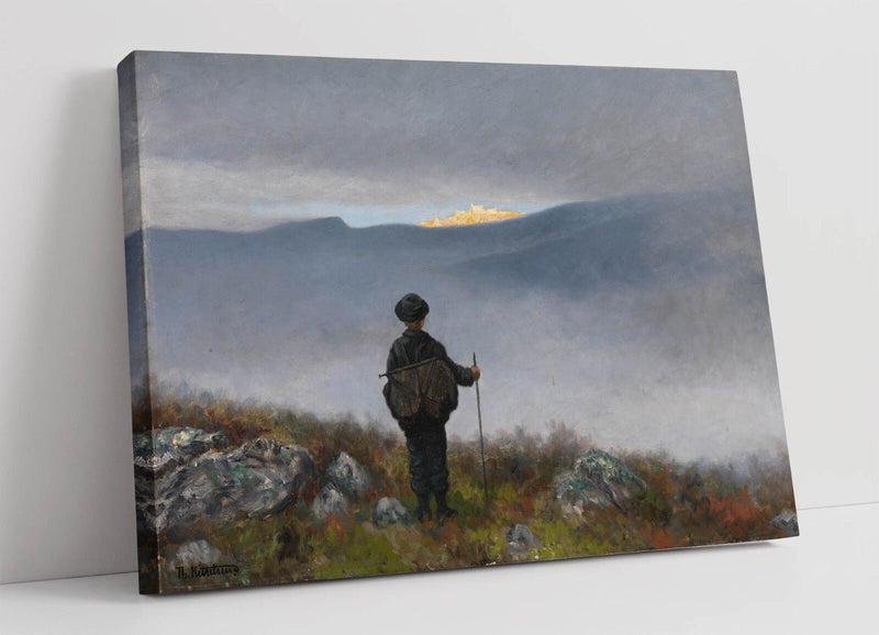 Canvas Wall Art Theodor Kittelsen Print - Premium Handmade Canvas Artwork