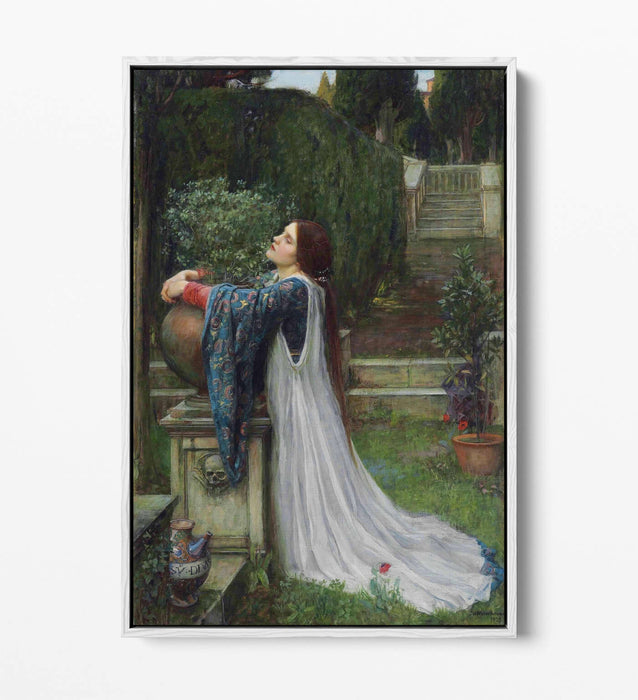 WATERHOUSE ISABELLA AND THE POT OF BASIL -FLOAT EFFECT CANVAS WALL ART PIC PRINT