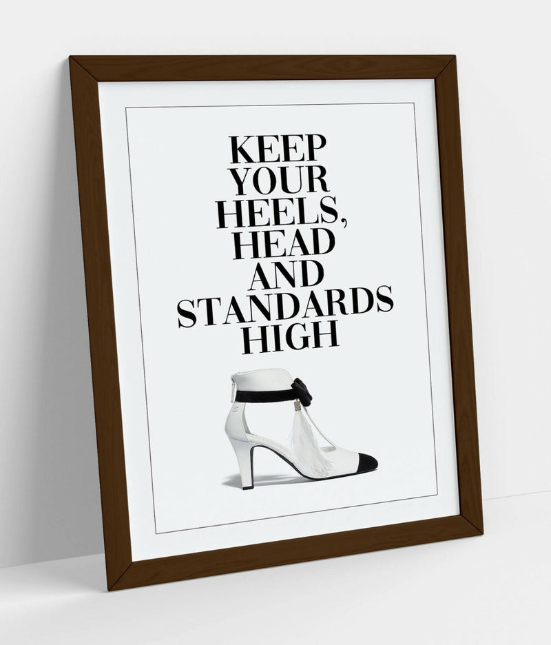 Funny Quote Framed Art Poster - Iconic Print With Woodgrain Effect Frame