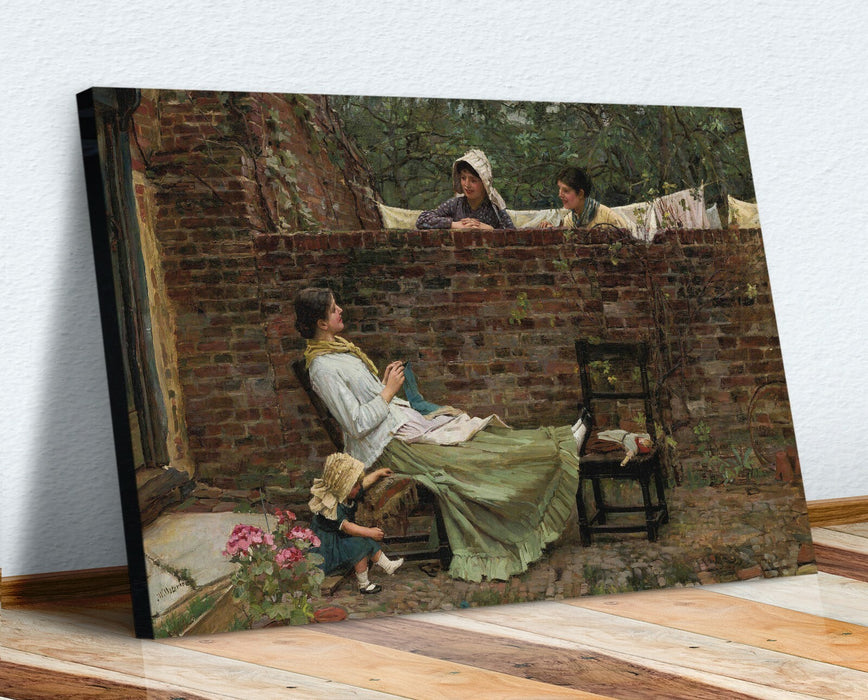 CANVAS WALL ART PRINT ARTWORK PAINTING FRAMED John William Waterhouse  Gossip