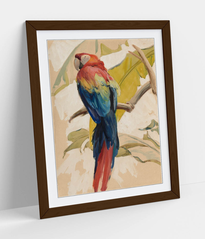 Framed Wall Art Poster - Henry Keller, Old Grumpy – Handmade Matte Paper Print