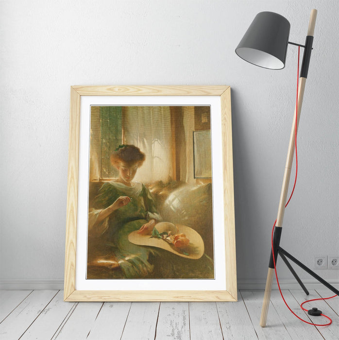 Framed Wall Art - John White Alexander The Ring Painting Print | Matte Paper Poster