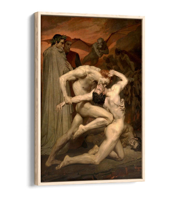 Float Effect Canvas Art - British Handmade Premium William Adolphe Bouguereau Print