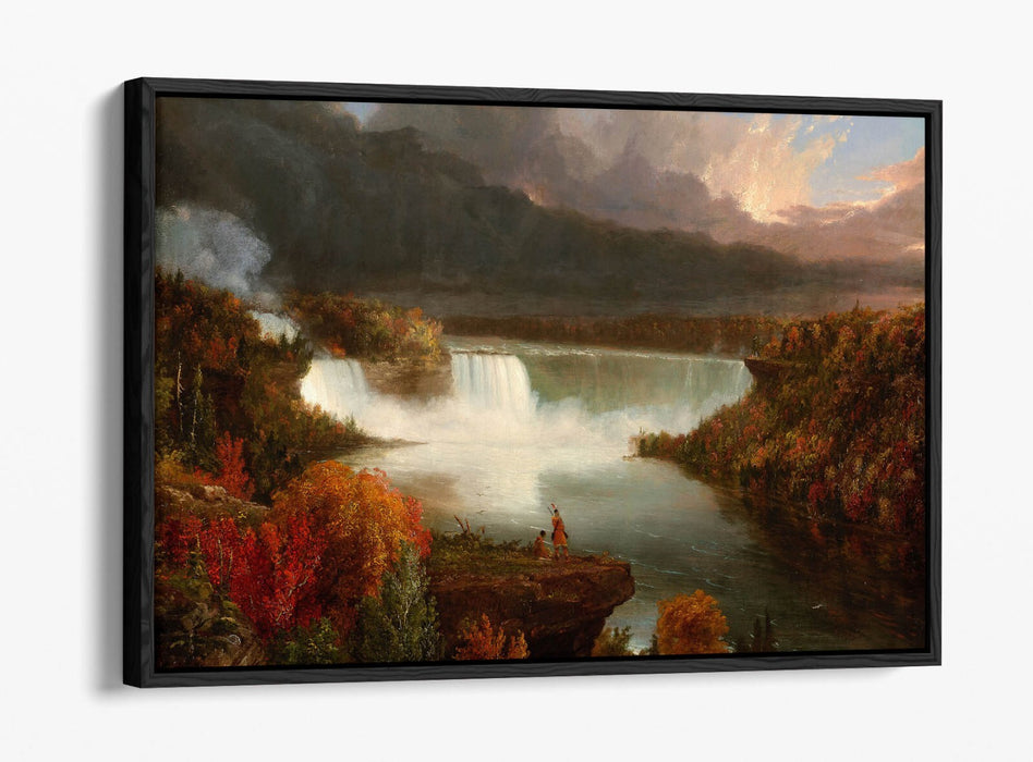 Canvas Wall Art - Thomas Cole Niagara Falls Print | Float Effect Handmade Canvas