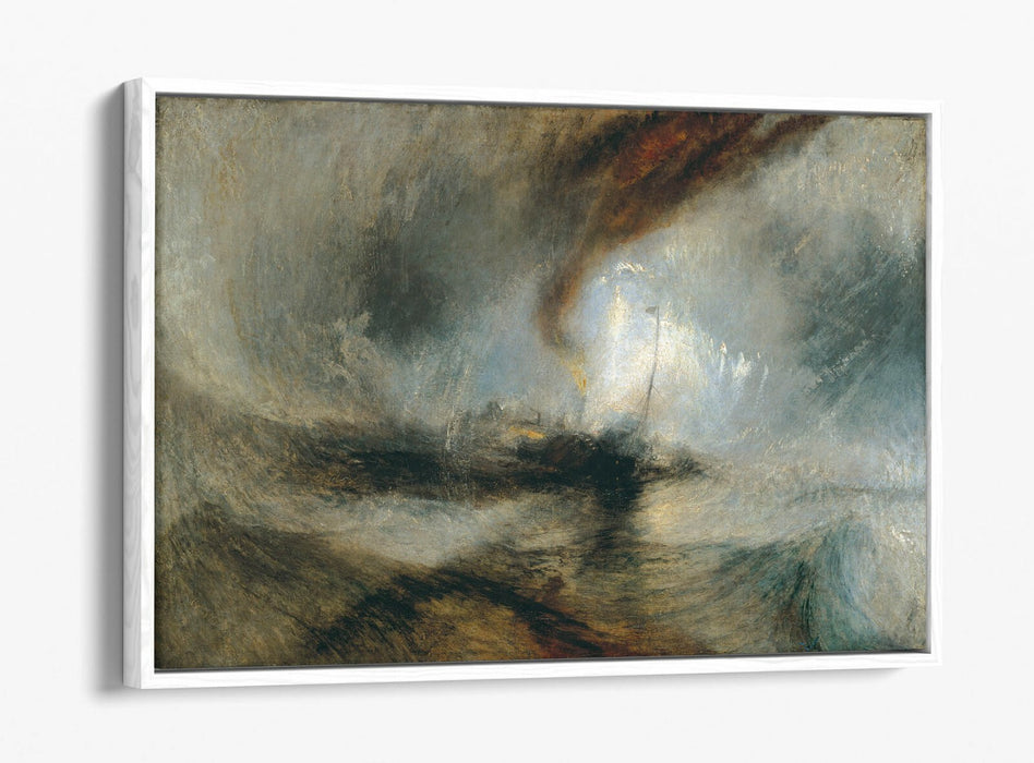Canvas Wall Art | J M W Turner Art Print - Float Effect Canvas, Premium Frame